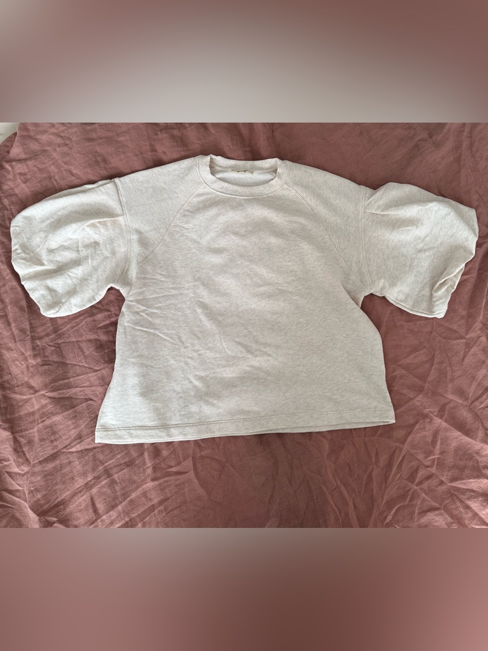 Madewell Puff Sleeve short sleeve sweatshirt